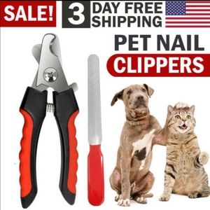 Dog Nail Clippers Nail Trimmer With Safety Guard Razor